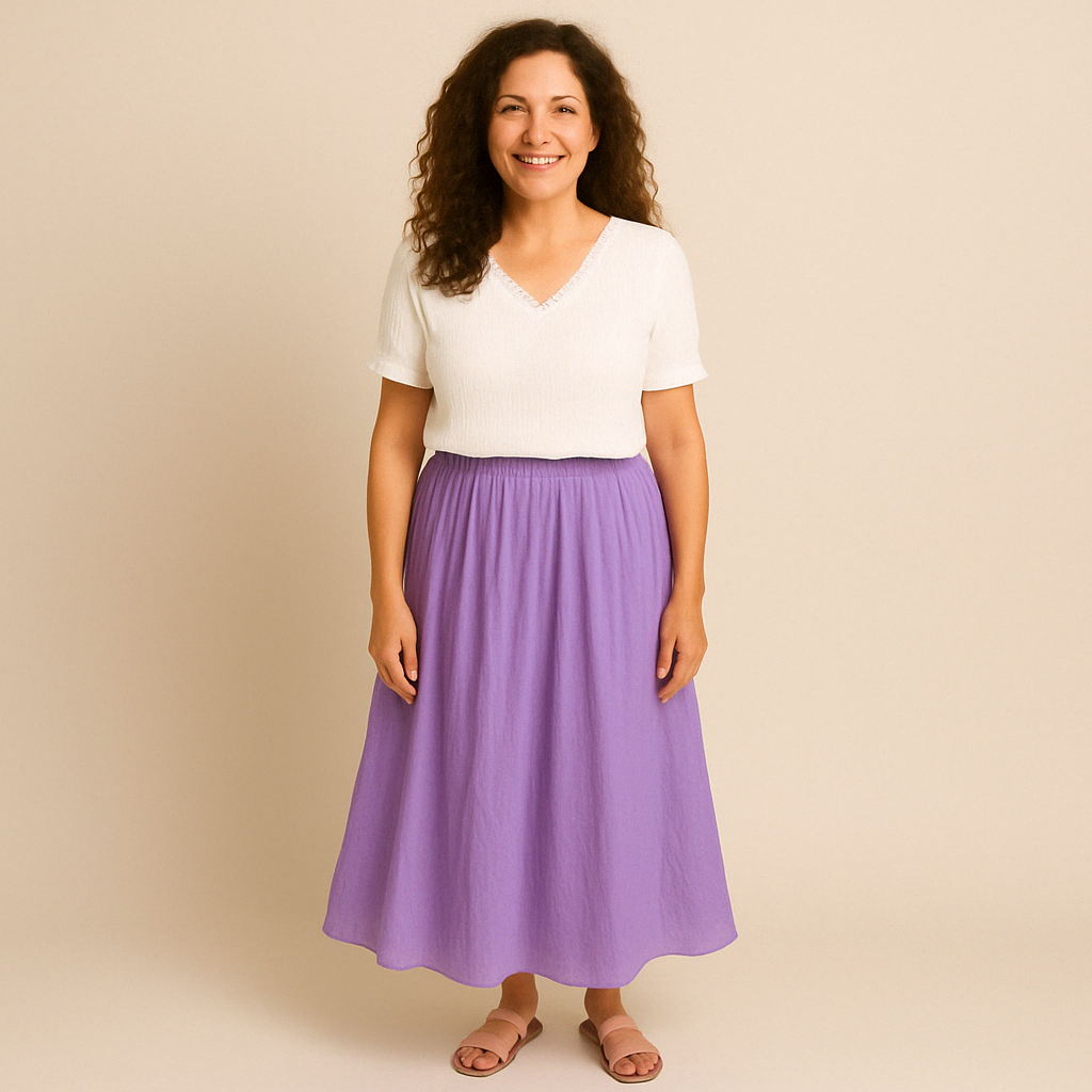 Ines | Jupe maxi estivale au charme ludique