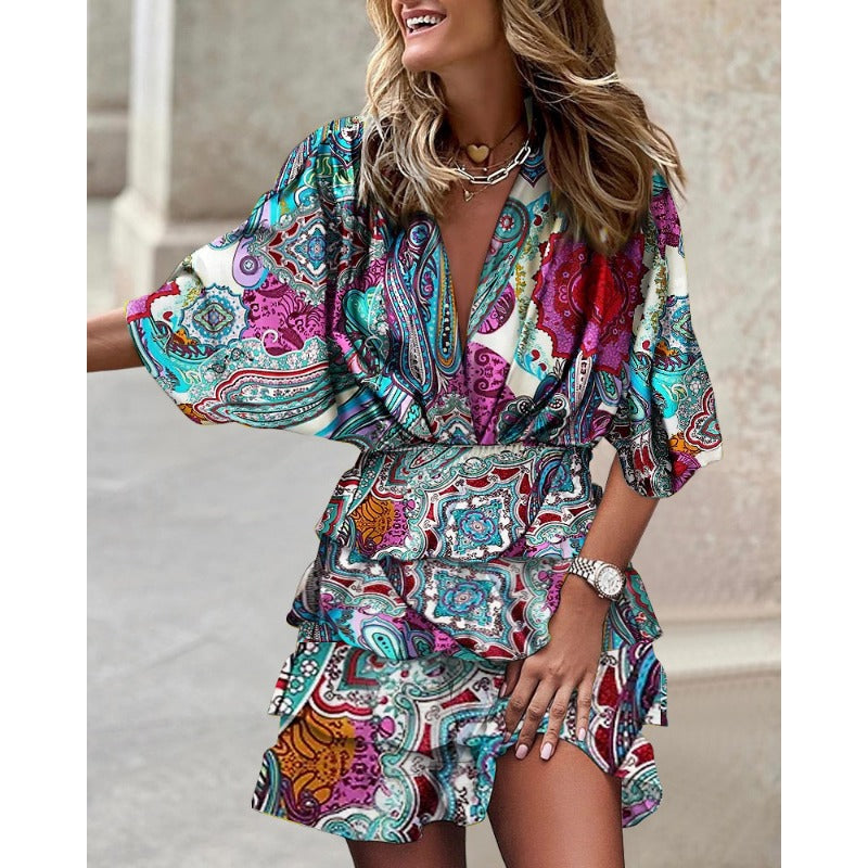 Francesca™ - Robe à imprimé stylée