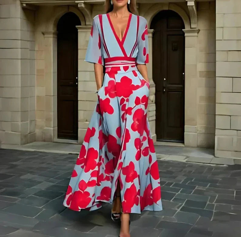 Celine | Élégante robe à motif floral
