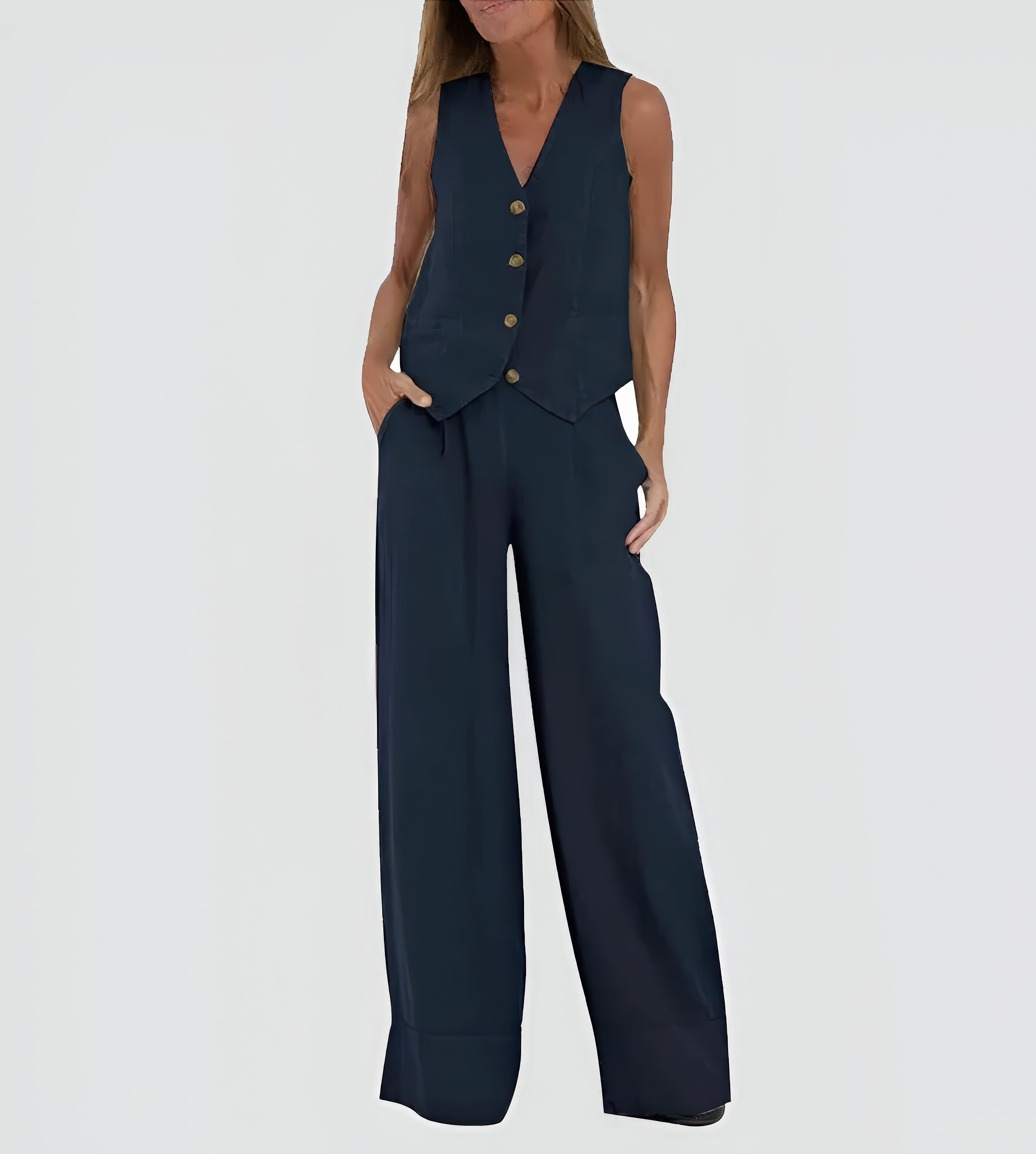 MARTINA | Haut Élégant Femme (+ Pantalon Assorti GRATUIT)