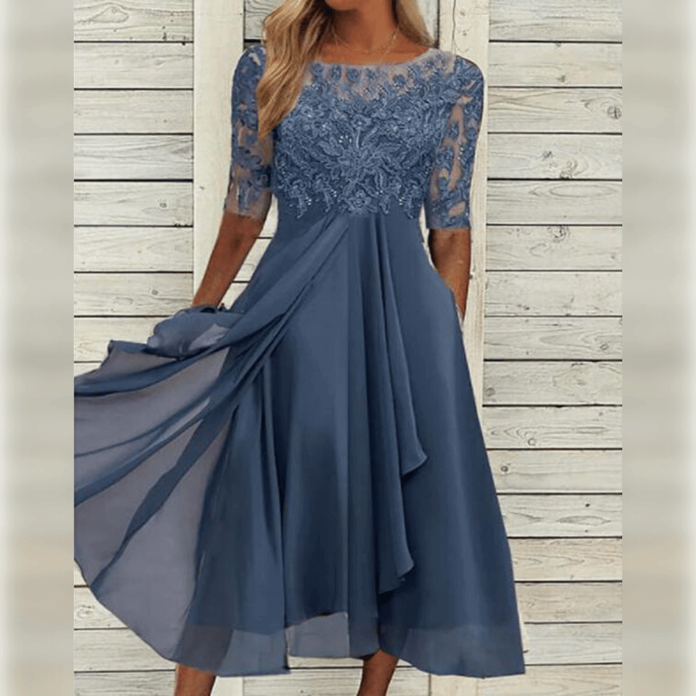 Ellinor™ Élégante Robe Femme - Dentelle Chic Pour Toutes Les Occasions