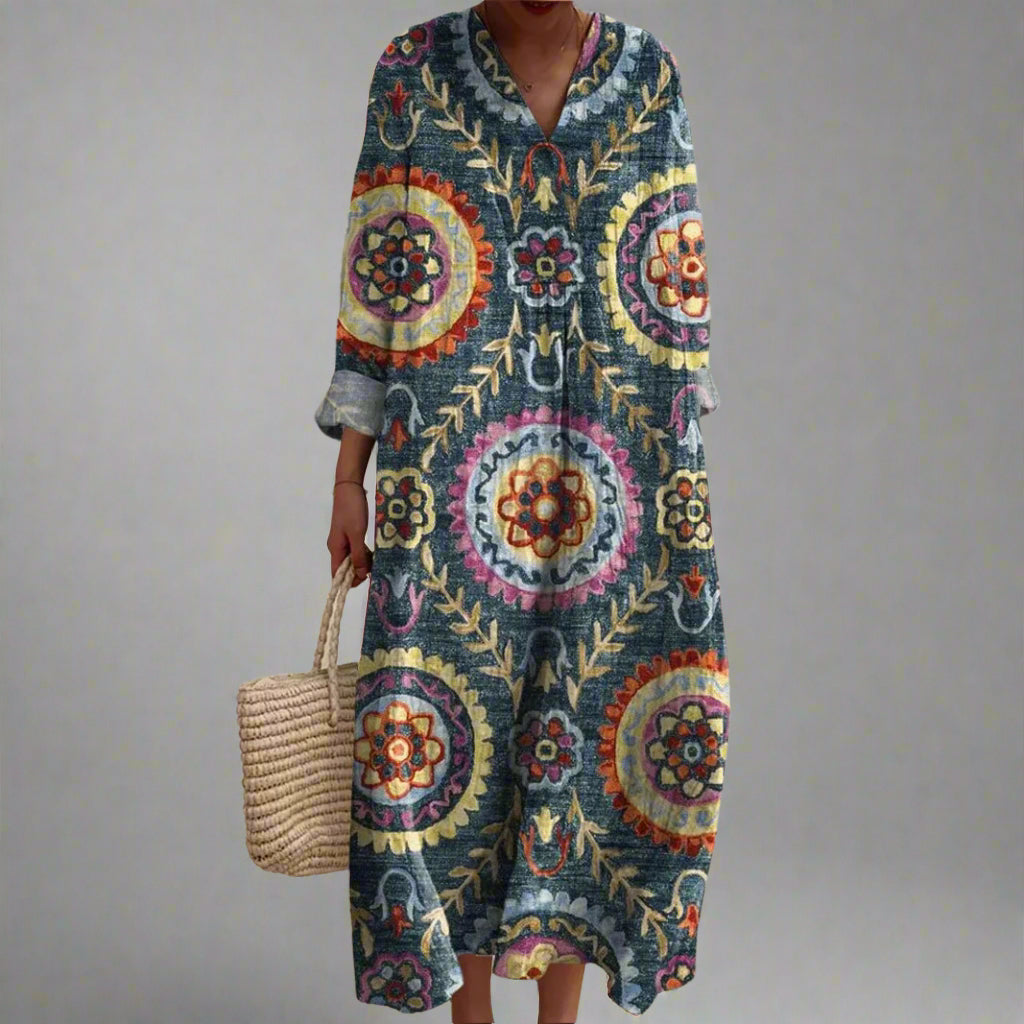 Maxine™ | Élégante Robe Géométrique