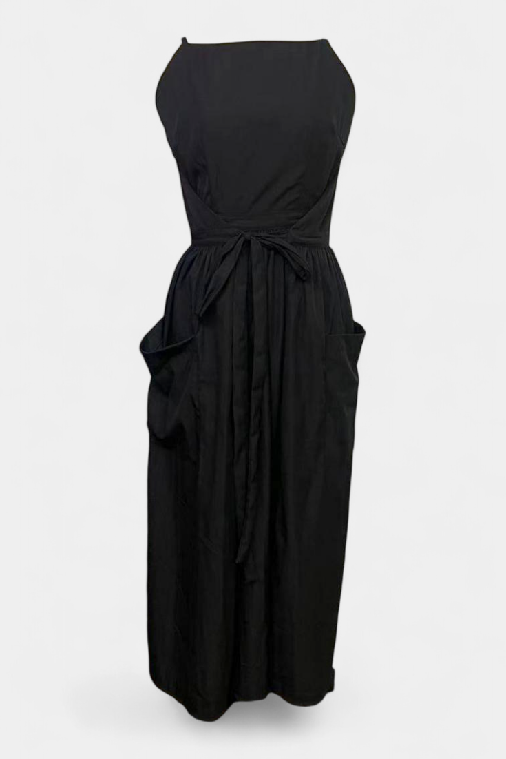 SERENA | Robe Longue à Liens Ajustables pour un Look Romantique et un Confort Estival