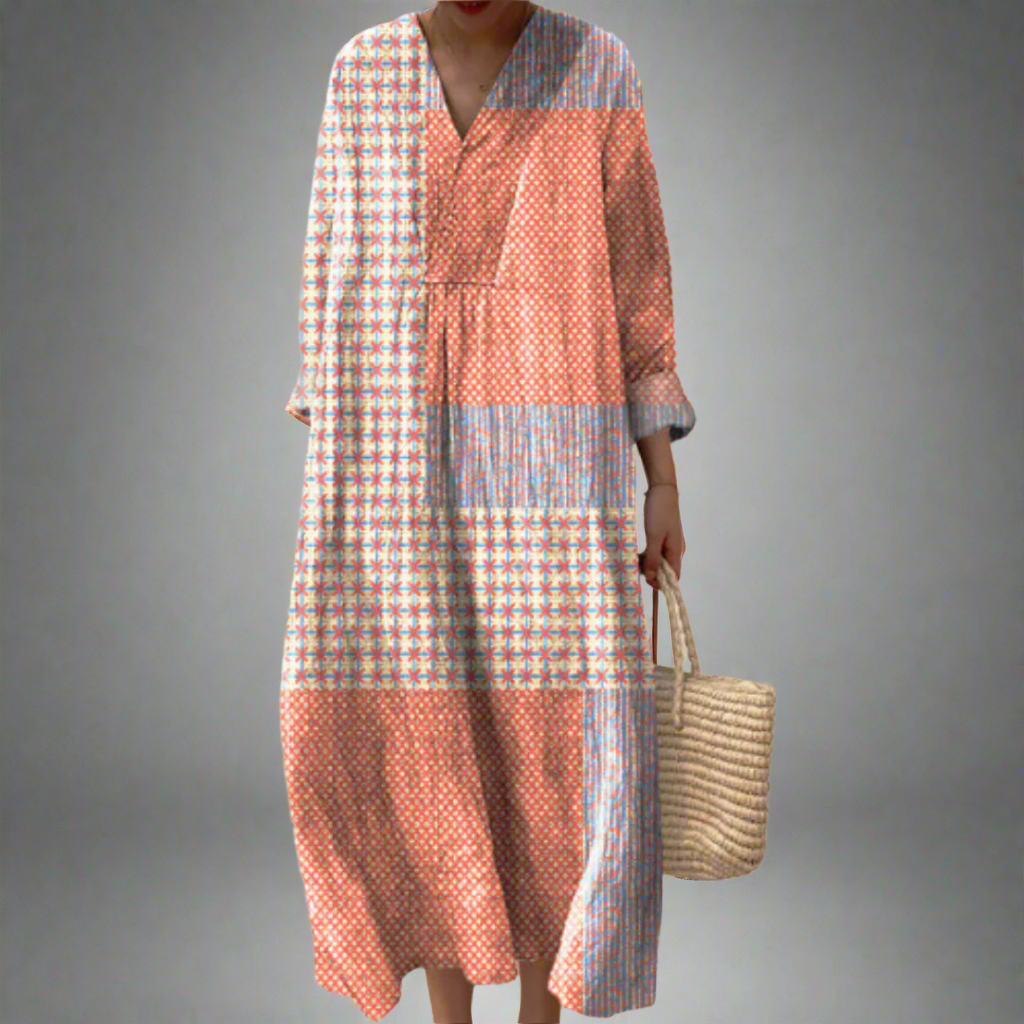 Bethany™ | Élégante Robe à Motif Géométrique