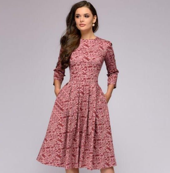 Ingrid™ Long Floral Dress for Women - Elegant Style for Evenings and Everyday Wear