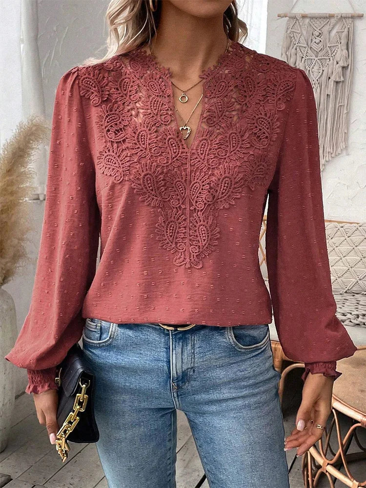 Charlene | Élégante blouse aux détails sophistiqués