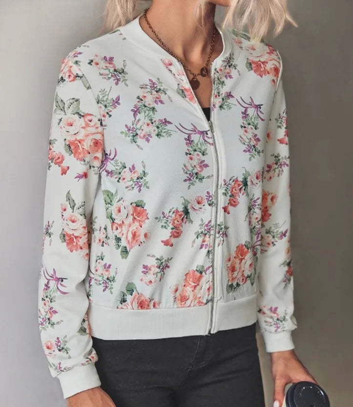 Hazel | Bomber avec imprimé floral tendance
