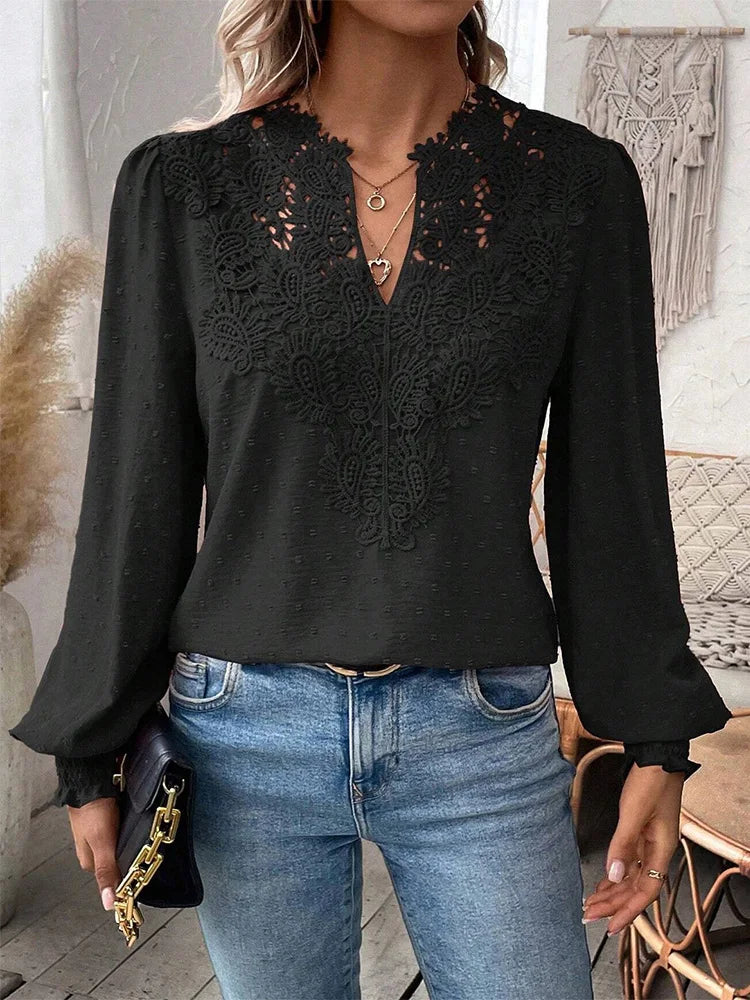 Charlene | Élégante blouse aux détails sophistiqués