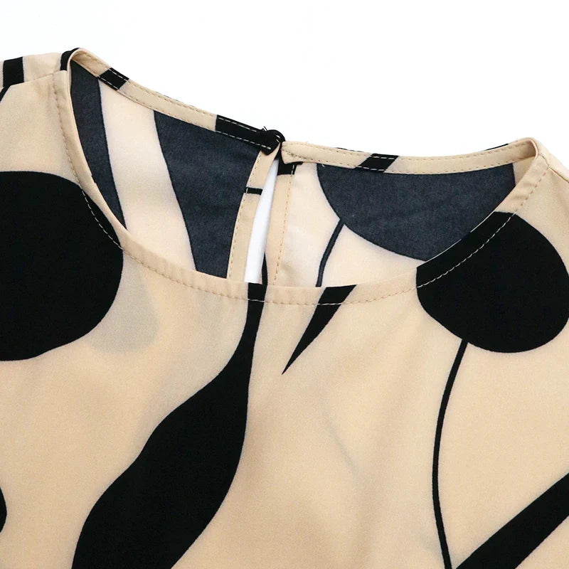 Allaine | Élégante robe midi plissée avec ceinture à la taille