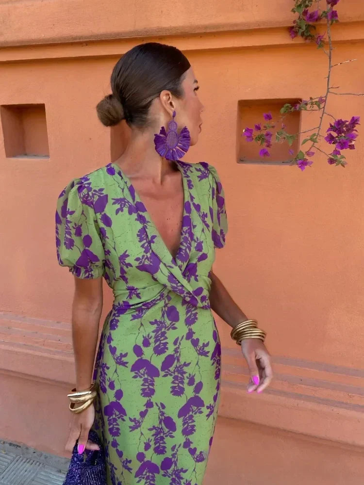Lovisa™ - Élégante Robe d'Été Florale pour Femmes, Parfaite pour Toutes les Occasions