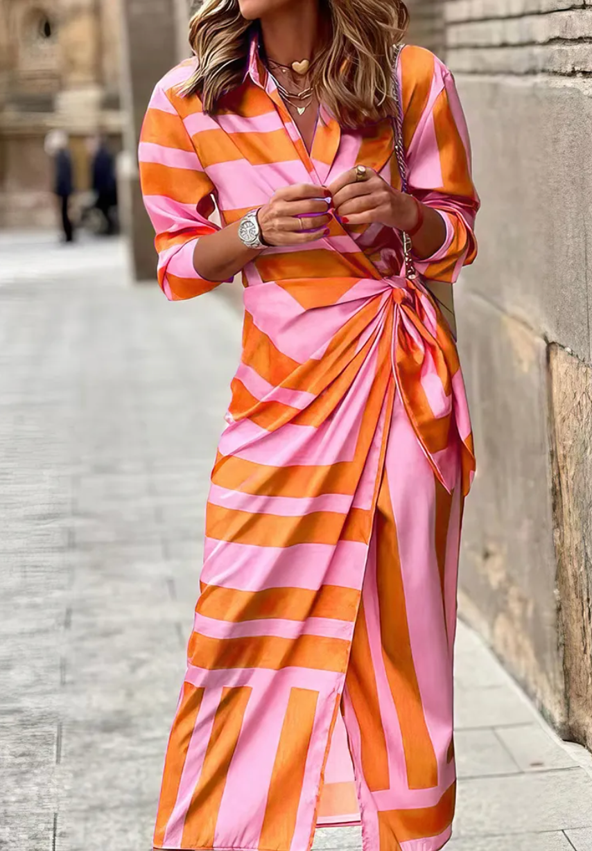 SVEA ™ - Élégante Robe Longue Femme pour Confiance et Style