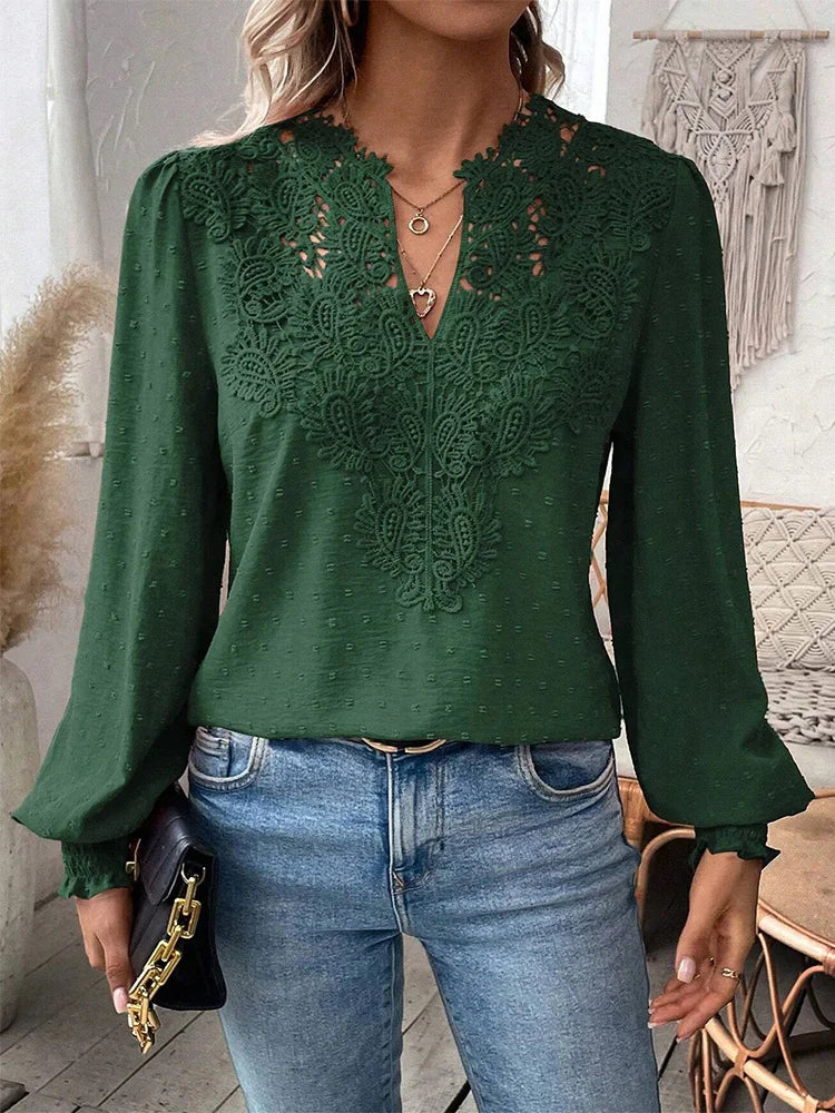 Charlene | Élégante blouse aux détails sophistiqués