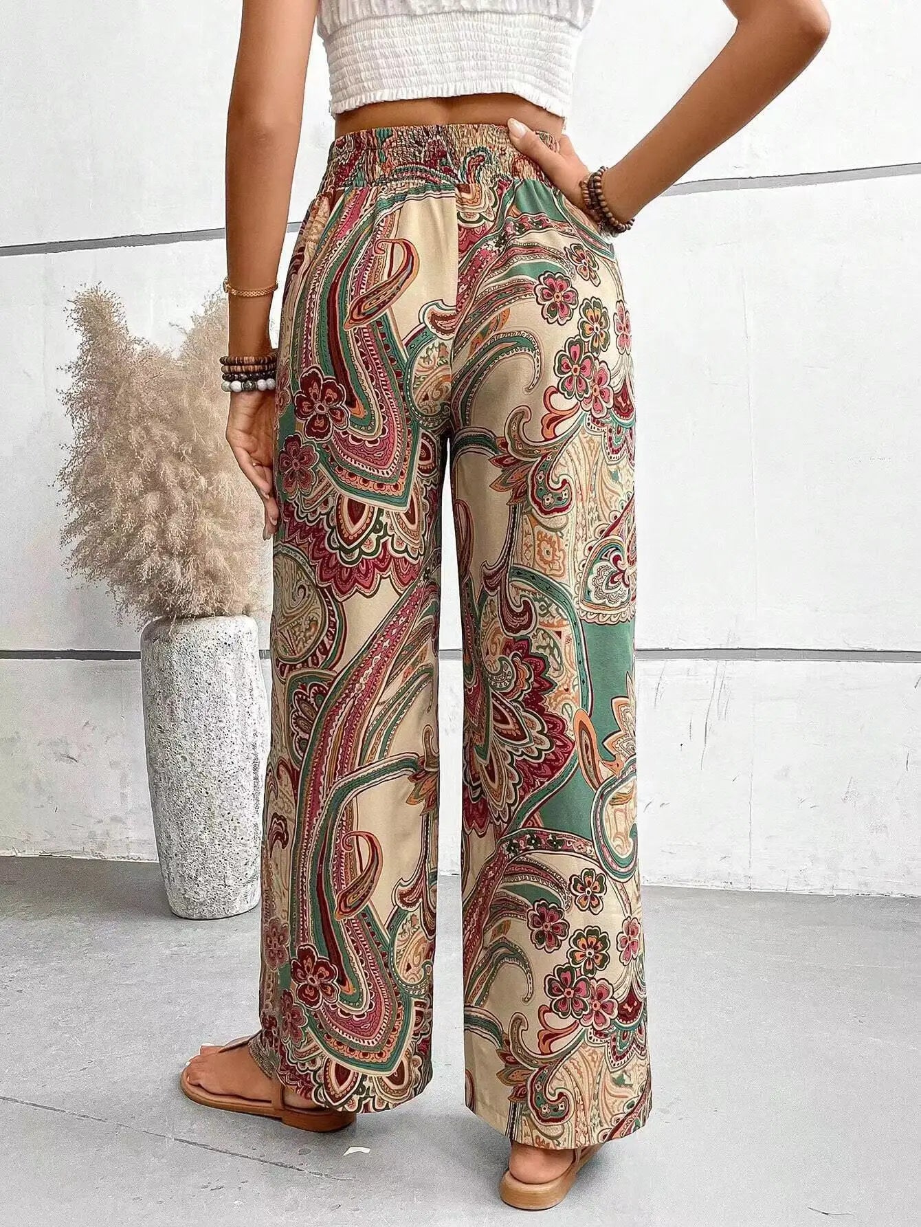 Analyn | Pantalon Bohème Évasé