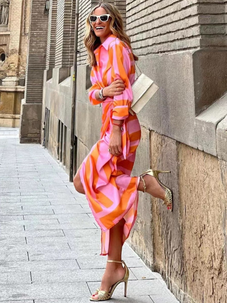 SVEA ™ - Élégante Robe Longue Femme pour Confiance et Style