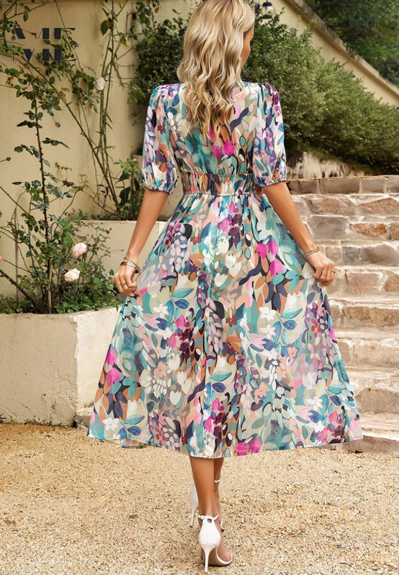 Danielle | Robe Midi Luxe Éternelle (Stock Limité)