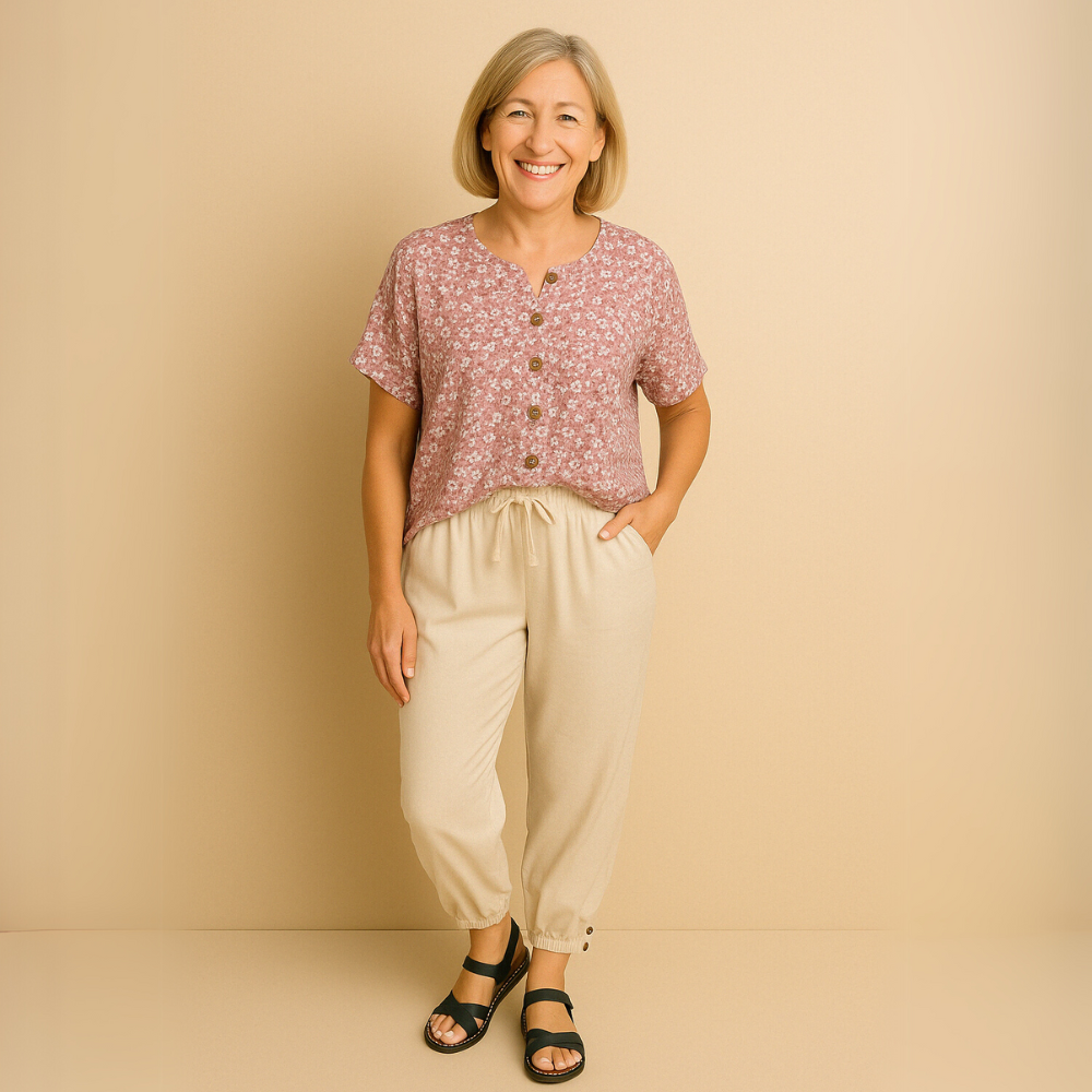 Dolly | Pantalon Large Décontracté