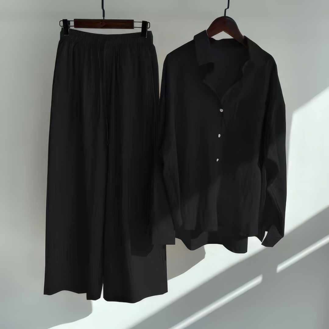 Viviane | Ensemble 2 pièces en lin | Chemise & Pantalon