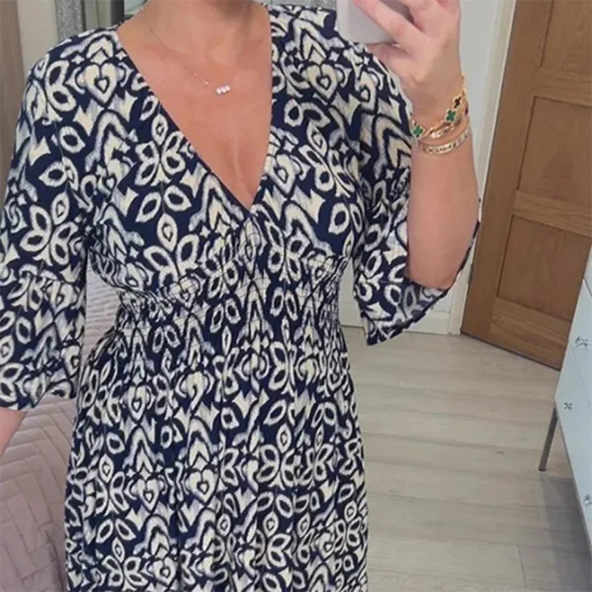 Camille – robe à volant fleurie