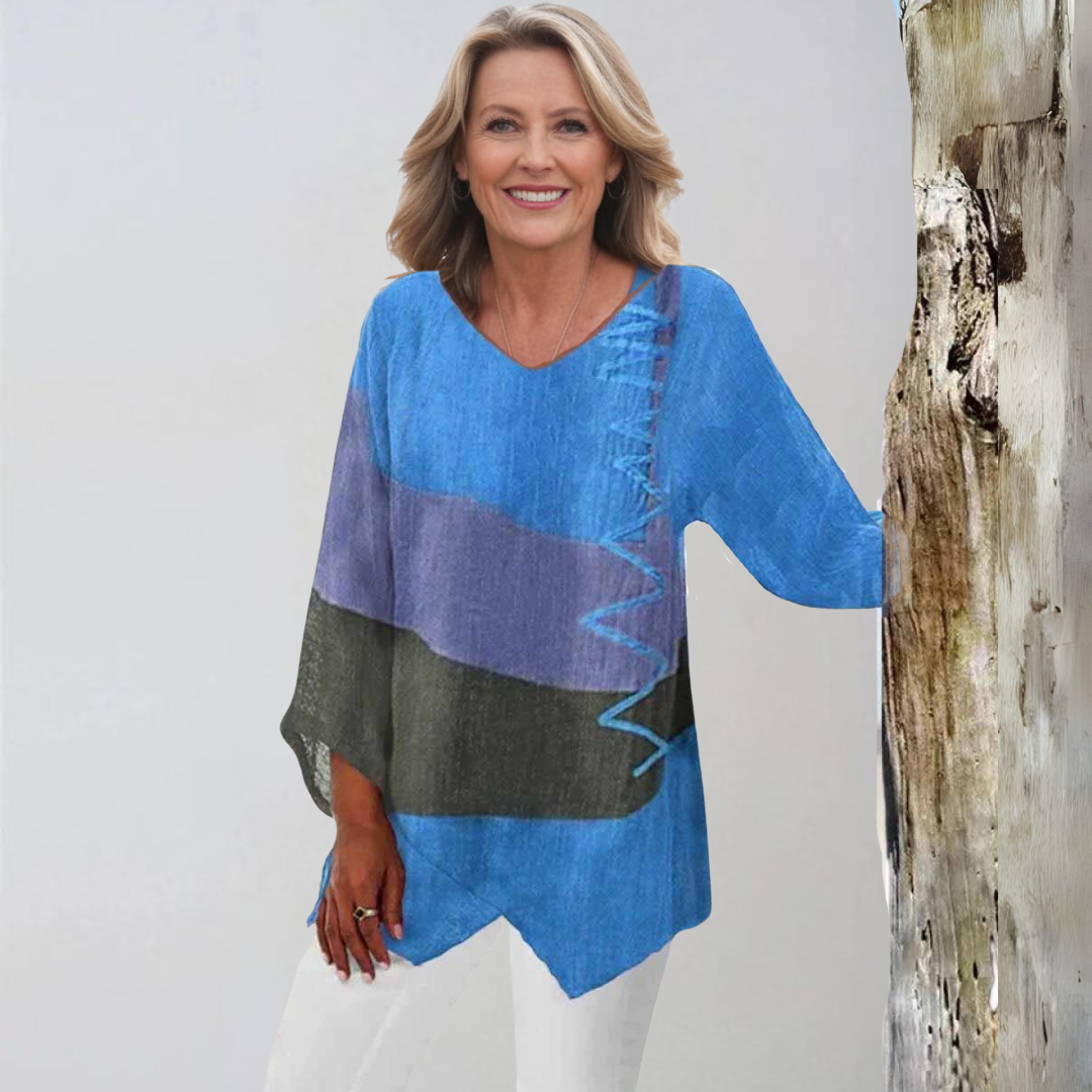 Maria | Blouse à manches longues avec coupe décontractée