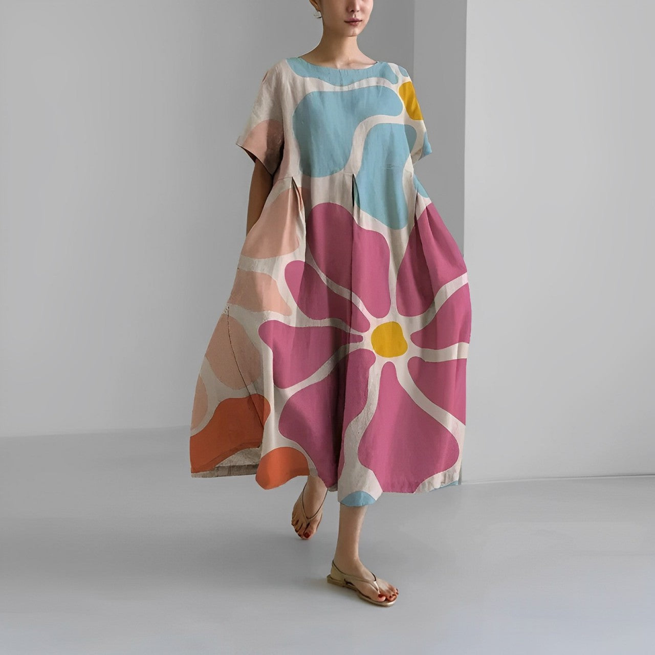 Amelia - Robe Bohème Fleurie