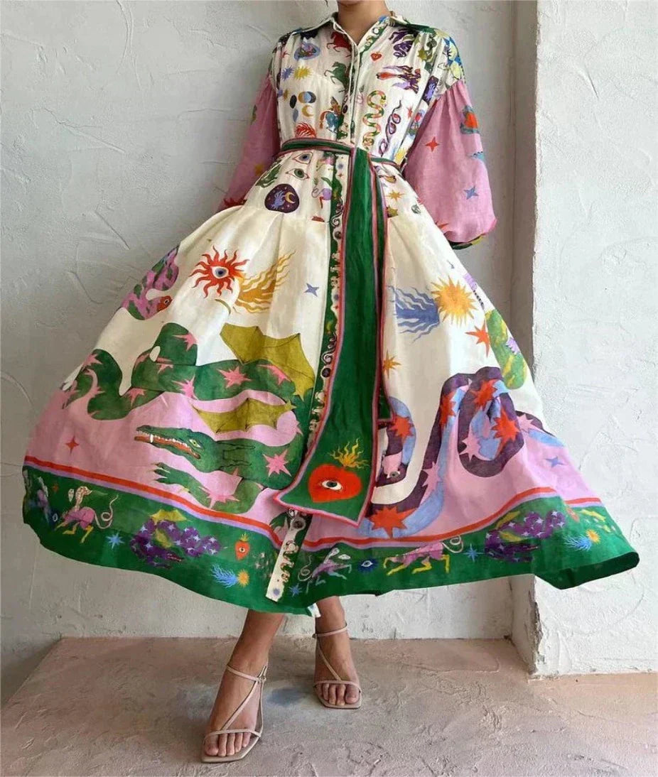 Claudine | Robe Ample et Élégante