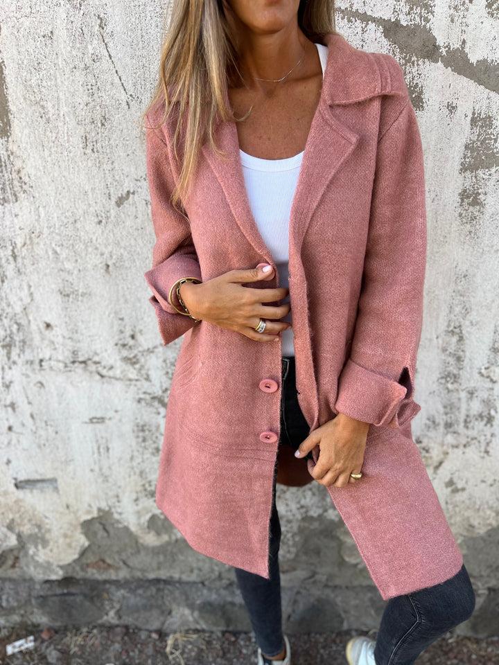 ESTELLE - Manteau en laine avec boutons