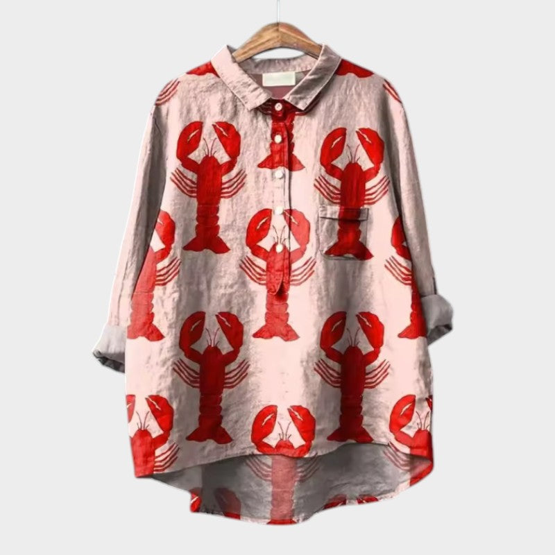 VIOLETTA | Blouse Florale Oversize Ultra Confortable pour les Journées Ensoleillées