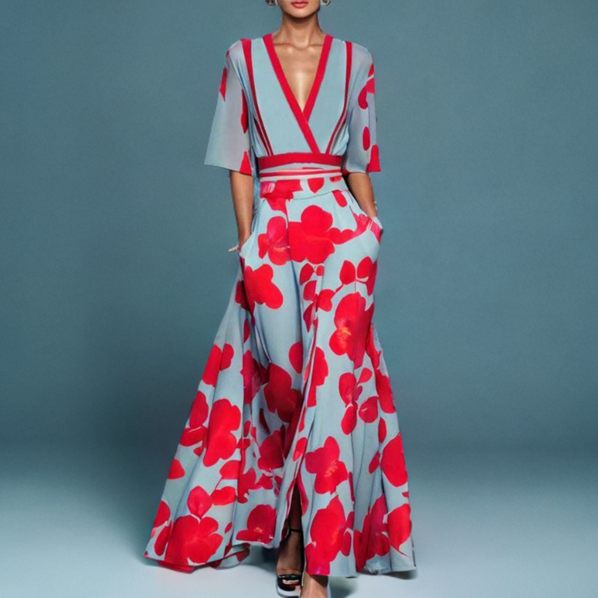 MIRIAM™ | Élégante robe à manches courtes