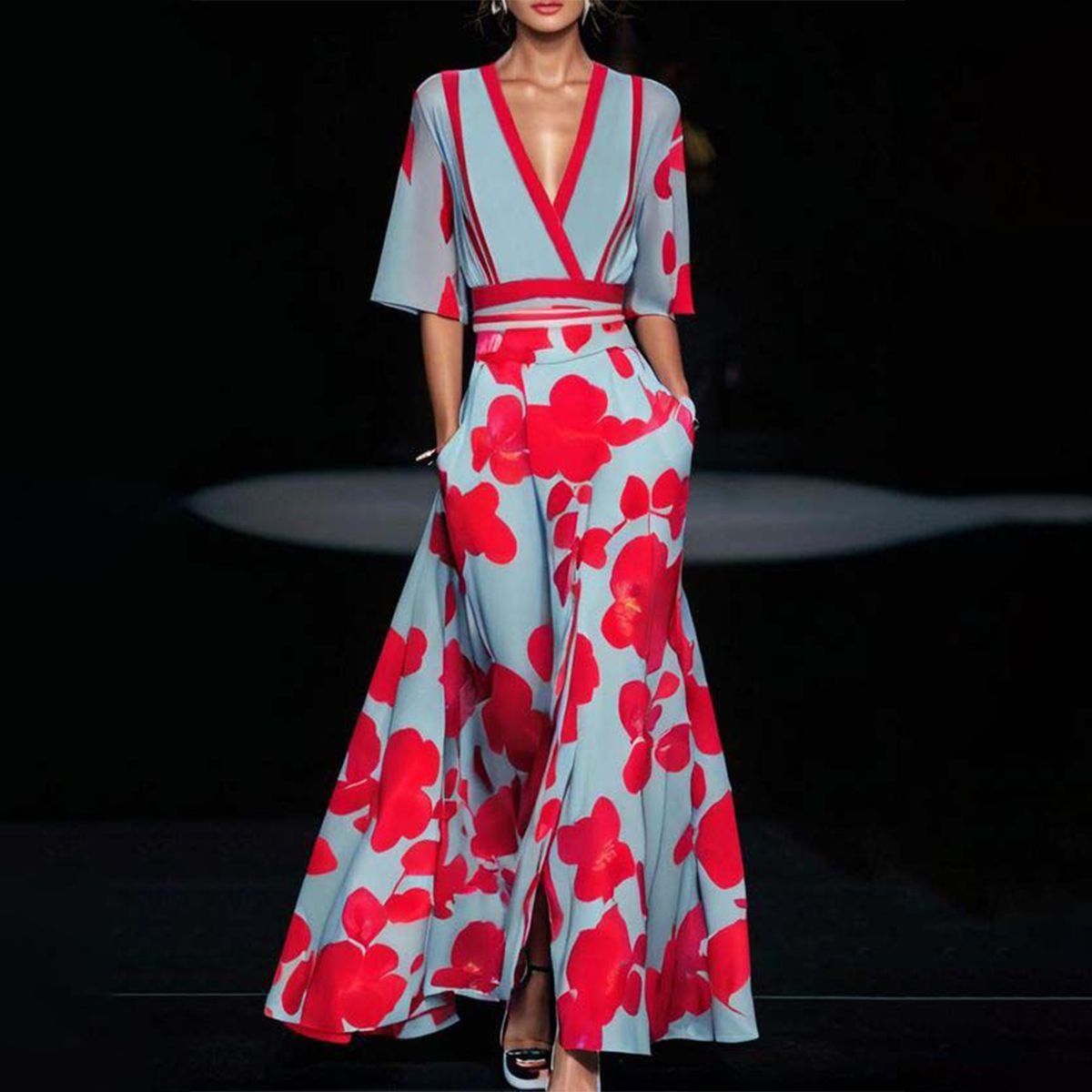 MIRIAM™ | Élégante robe à manches courtes