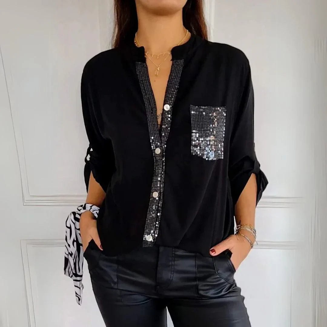 Alena | Élégante blouse sans plis