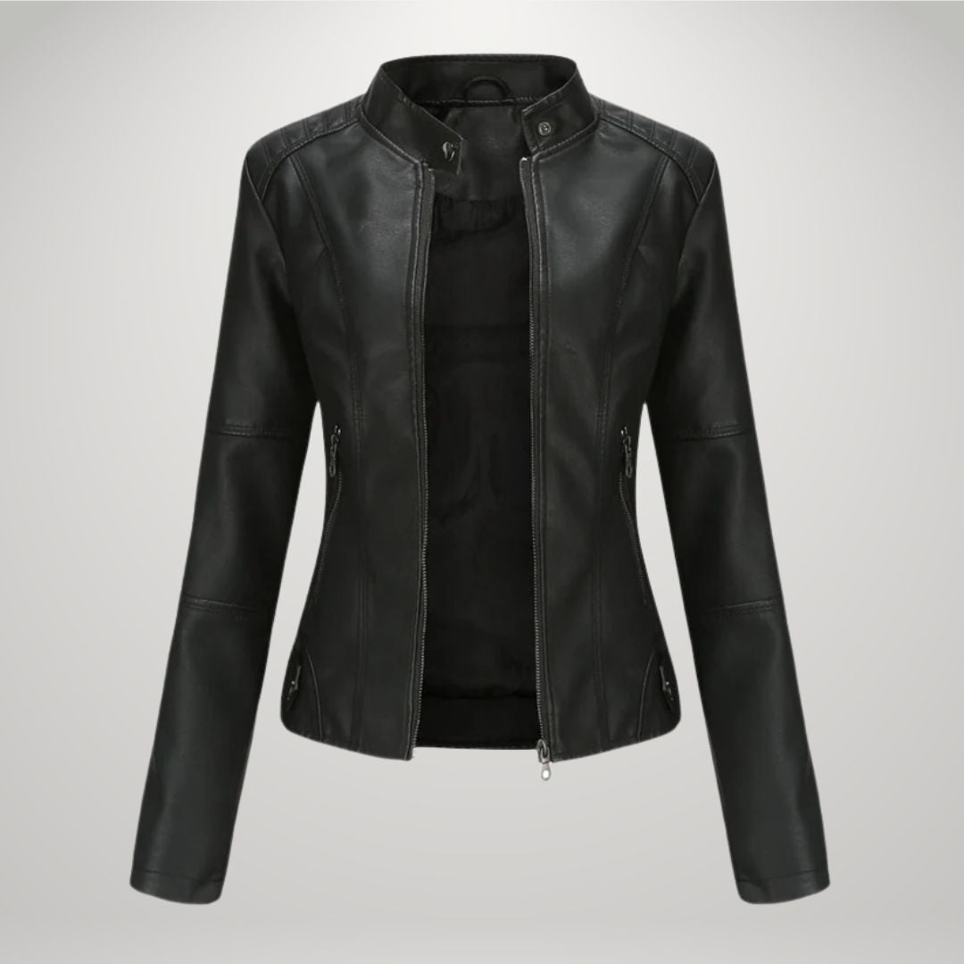 Ludmila | Élégante Veste en Cuir