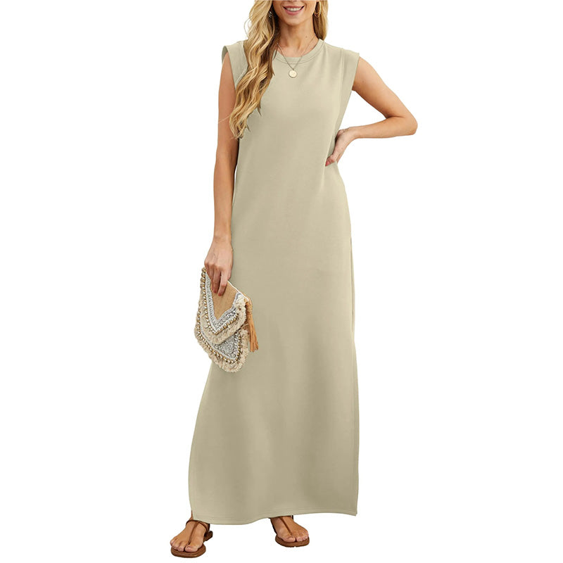 Robe maxi décontractée sans manches Yllona™