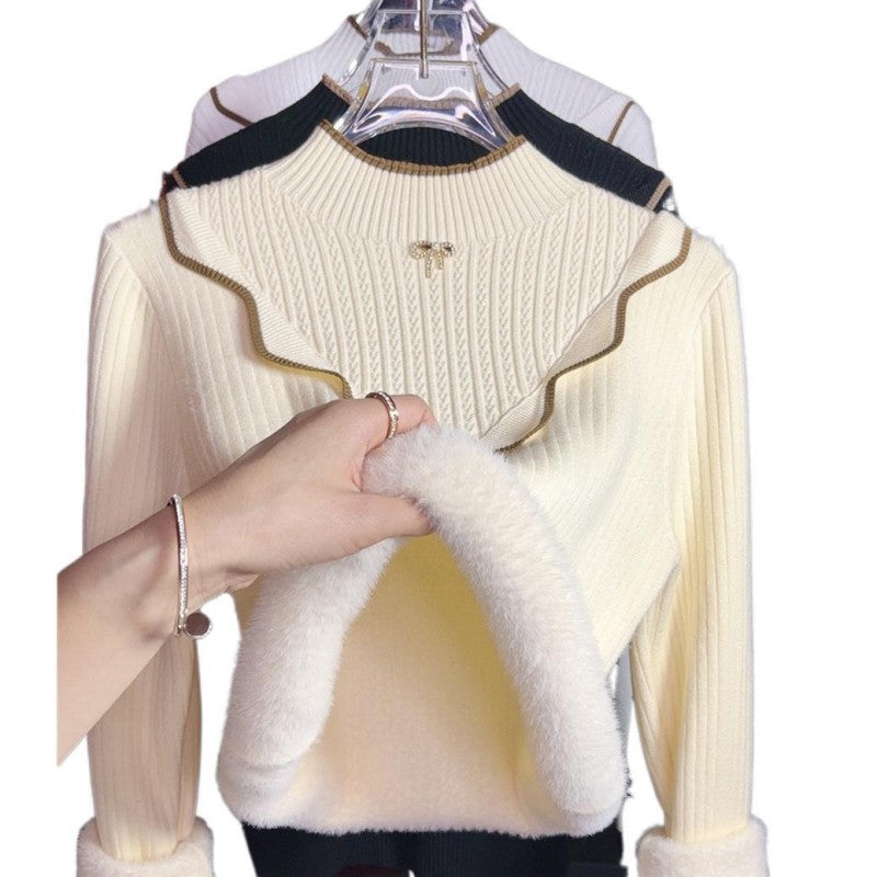 Pull à col montant pour femme