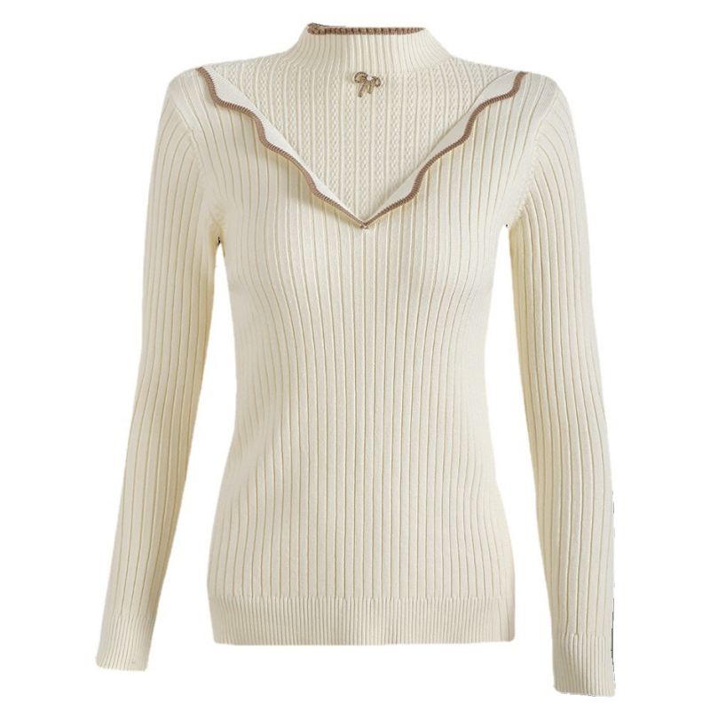 Pull à col montant pour femme
