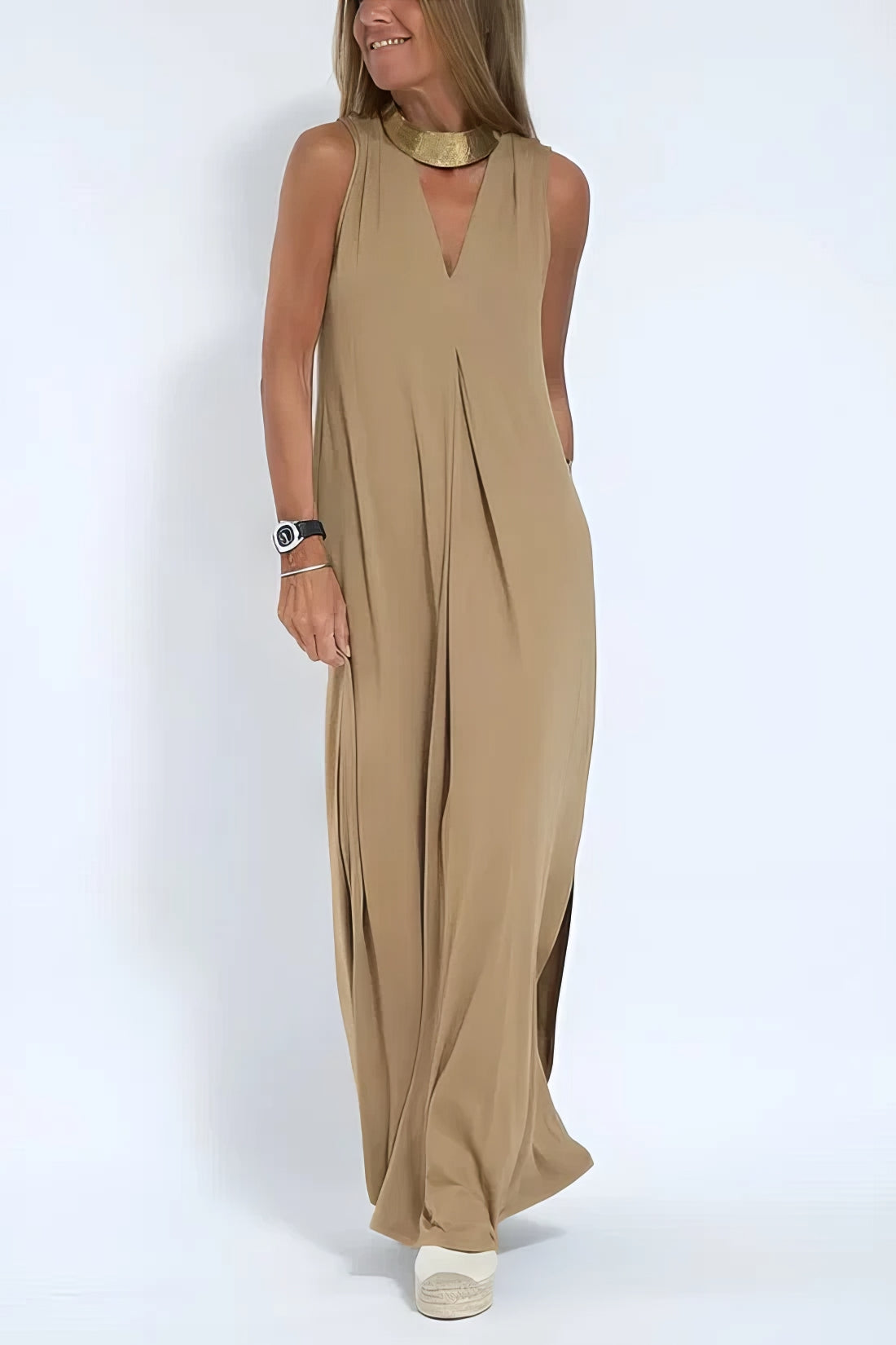 ELISE | Élégante Robe Longue avec Cardigan Inclus