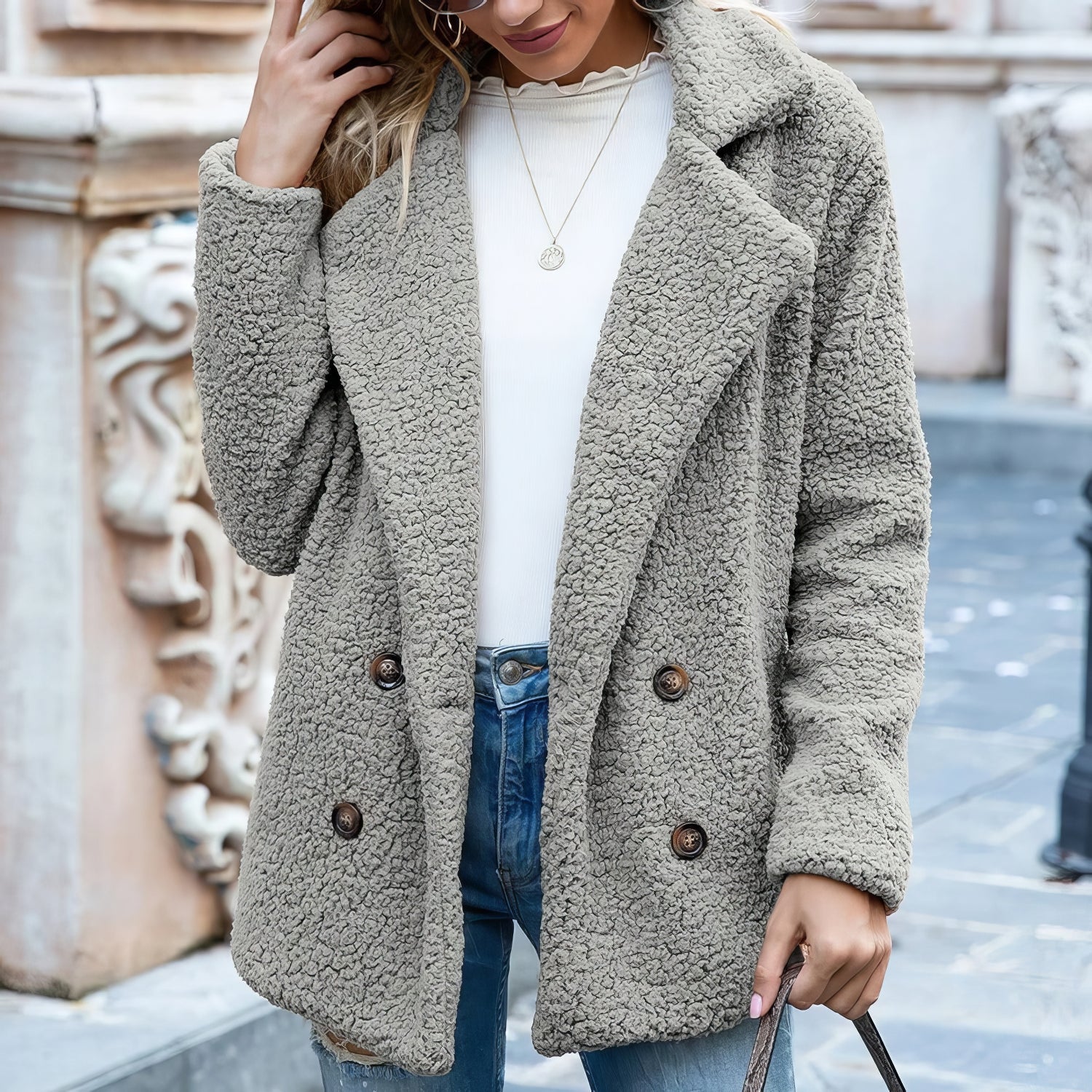 Alana™ I Manteau En Fausse Fourrure Douce